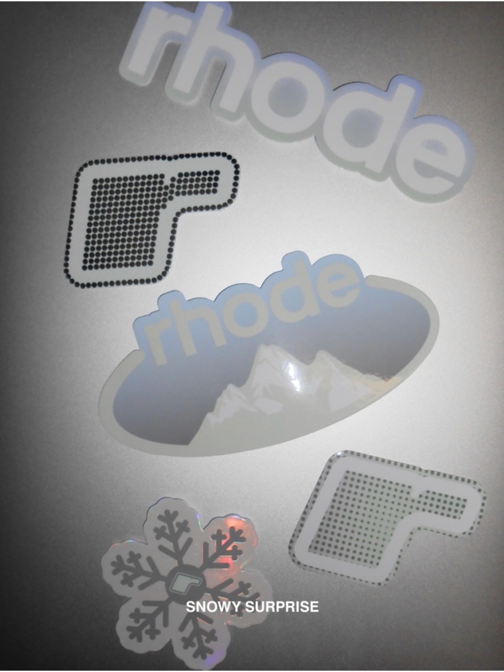 RHODE SNOW CLUB STICKERS WINTER